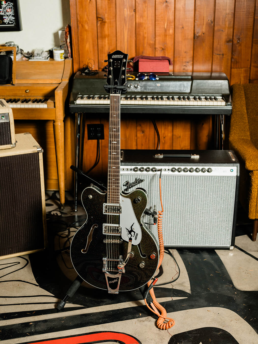 John Gourley’s signature Gretsch Broadkaster